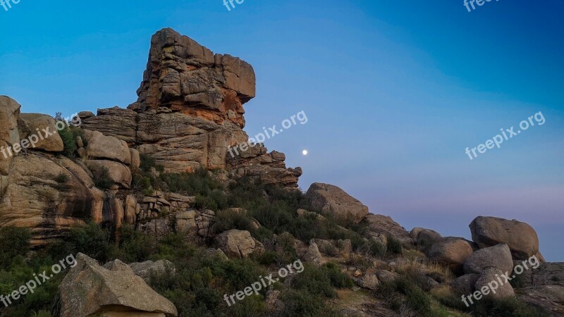 Sunset Mountain Miss Pedriza Sky