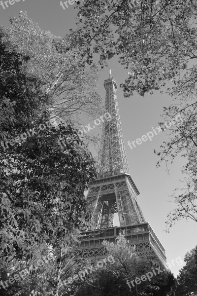 Eiffel Tower Eiffel Tower Photo Black And White Paris Is The Capital Of French Monument Heritage