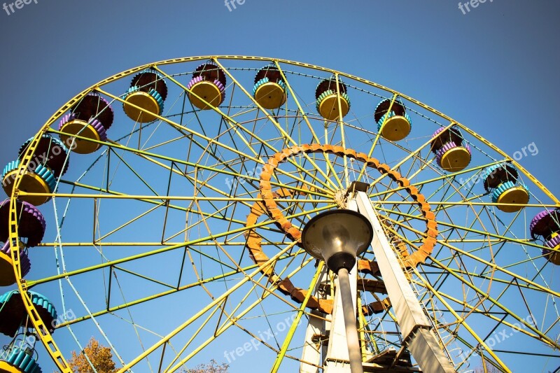 Ferris Wheel Park Zhitomir Entertainment Free Photos