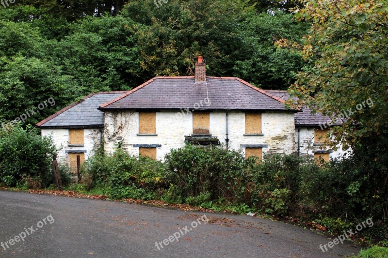 Abandoned House Wales Welsh River