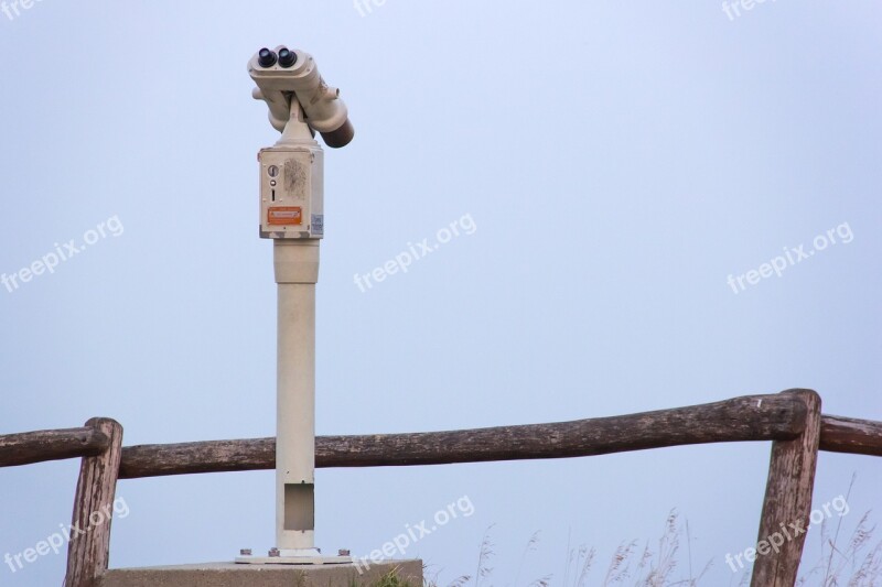 Stationary Tourist Binoculars Telescope Tour