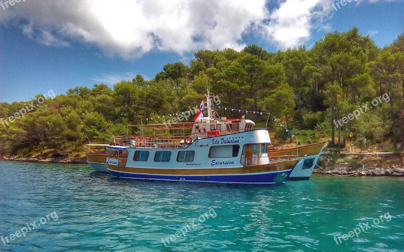 Kornati Ship Sea Croatia Free Photos