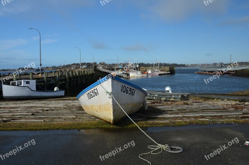 Yarmouth Nova Scotia Canada Fishing Boat