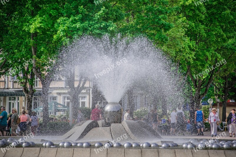 Fountain Water Park Gushing Architecture