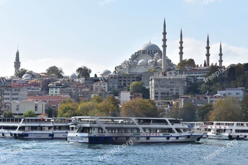 Golden Horn Istanbul Asia Europe River