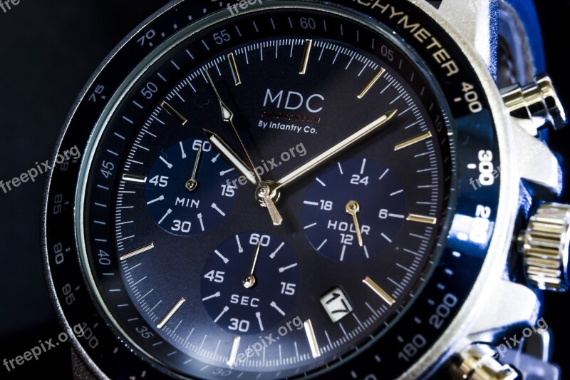 Wristwatch Luxury Chronograph Dial Watch