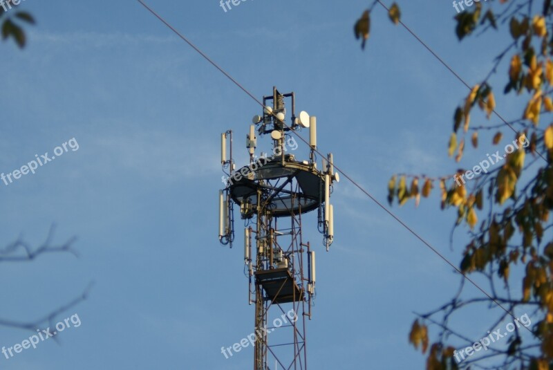 Mobile Radio Mast Transmission Tower Telecommunications Antenna Mast