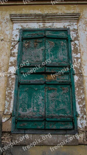 Window Wooden Old Aged Weathered