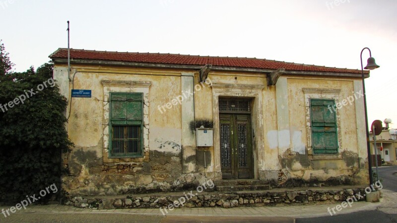 Cyprus Dherynia Old House Architecture Village