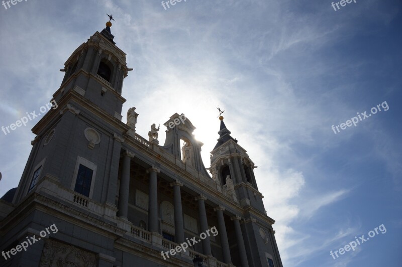 Palacio Real Madrid Ancient Sky Monument