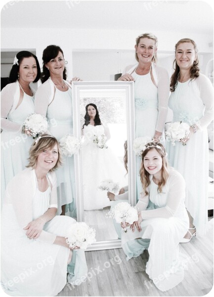 Wedding Bridesmaids Free Photos