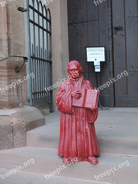 Luther Church Statue Luther Year Protestant