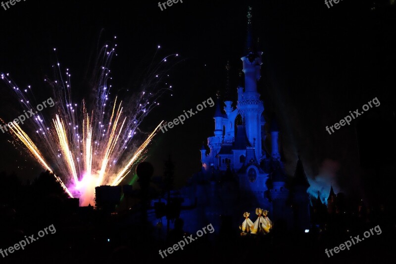 Disneyland Paris Fireworks Show Free Photos