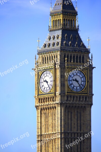 Big Ben Monument Bridge Center City