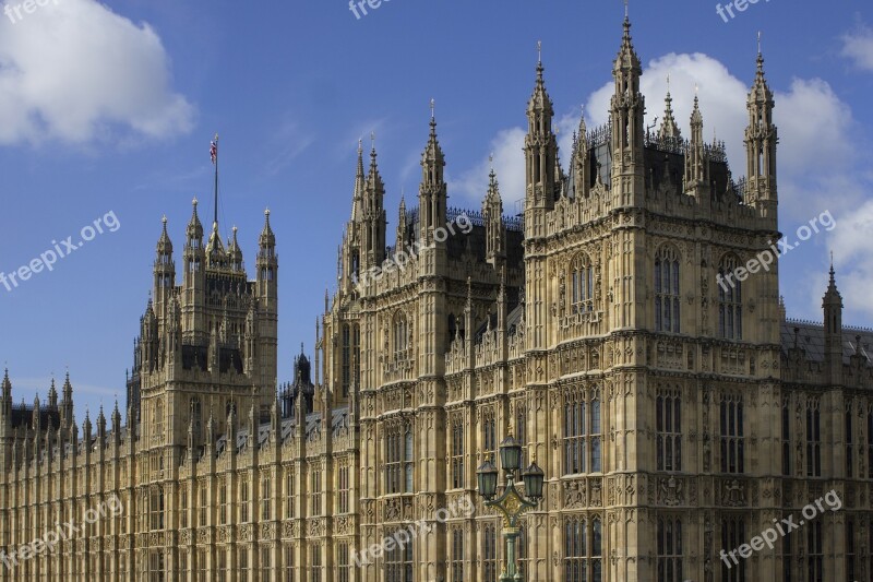 Palace Of Westminster Monument Bridge Center City