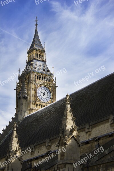 Big Ben Monument Center City Downtown