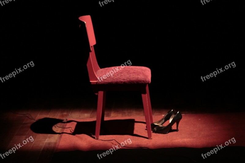 Chair Shoe Scenario Theatre Shadow