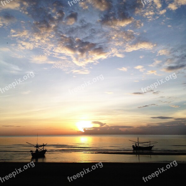 Fishing Ship Pranburi Prachuap Khiri Khan Thailand