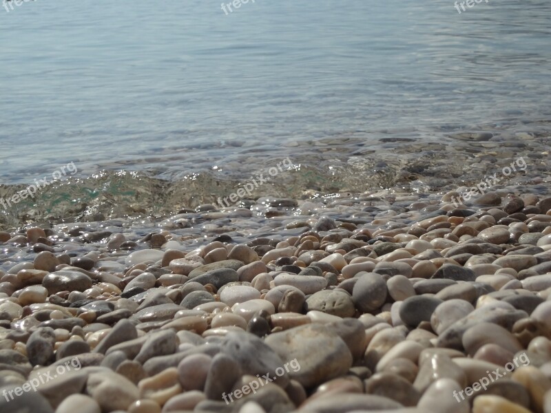 Stone Water Sea The Stones Nature