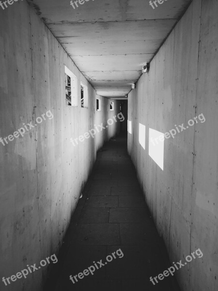 Entrance Tunnel Sunlight Underground Dark