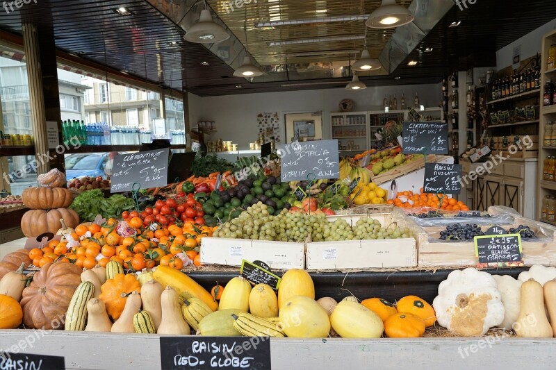 Market France Eat Fresh Vegetables