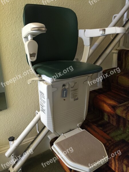 Stair Lift Stannah Curved Stairlift Chair Old People