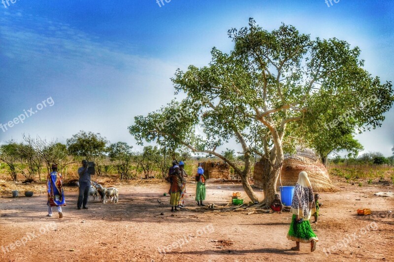 Ghana Africa Village Live Traditionally