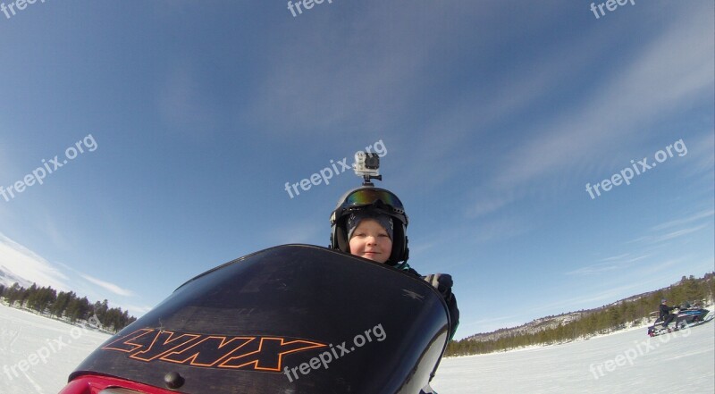 Scooter Children Ban Snowmobile Helmet Winter