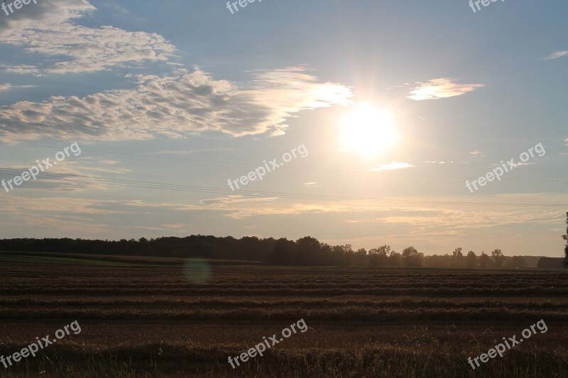 Thanksgiving Fall Fields Sunshine Country