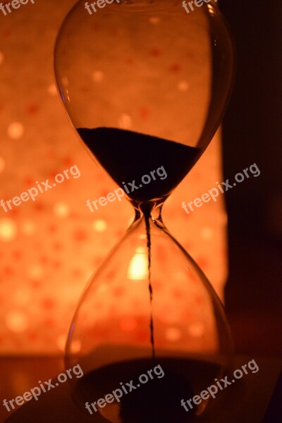 Time Hourglass Is Running Out Transient Hour