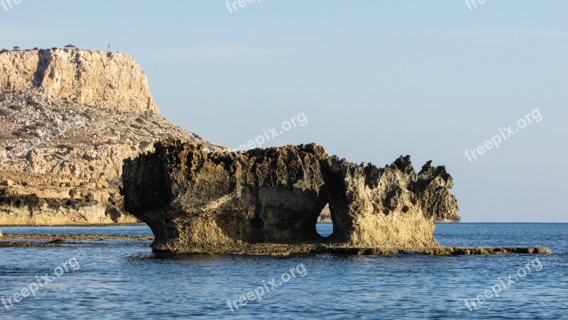 Cyprus Cavo Greko Rock Cape Coastline