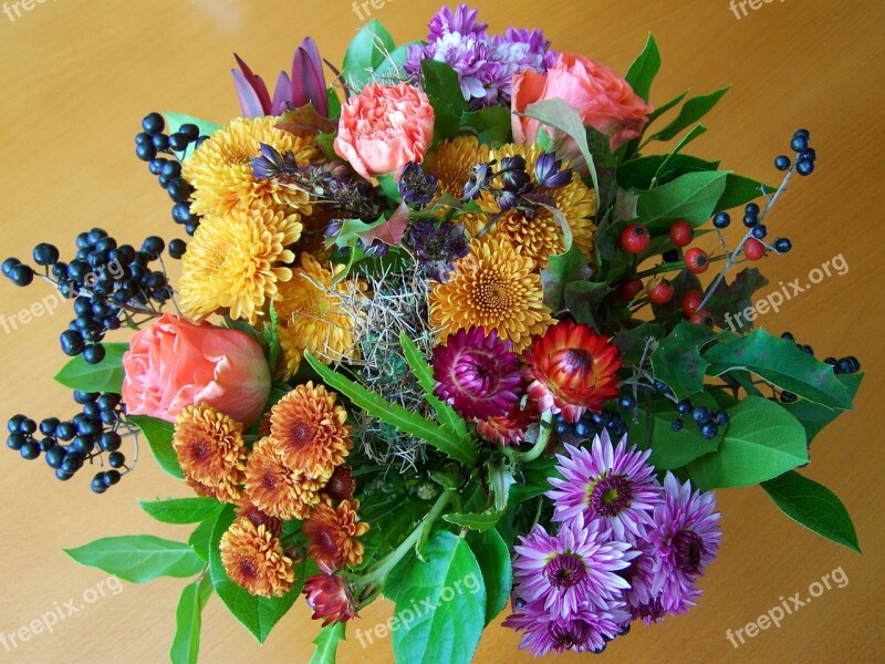 Bunch Of Flowers Color Cut Flower Free Photos