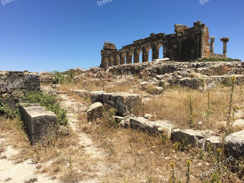 Morocco Travel Ruins Roman Ruins History