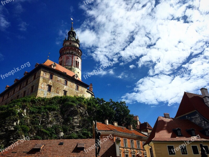 Czech Republic Cesky Krumlov Europe Czech Town