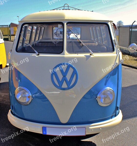 Bus Vw Car Automobile Vintage