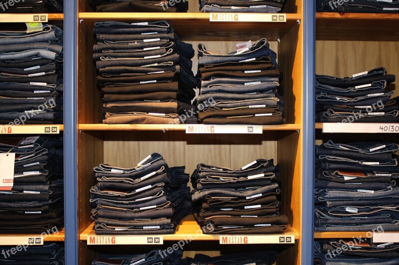 Jeans Shop Cloths Fashion Shopping