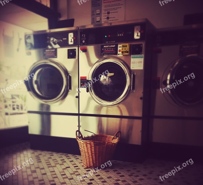 Laundromat Launderette Washing Laundry Washeteria