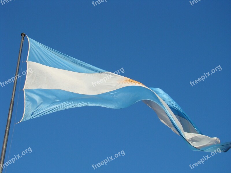 Argentina Flag National Country Nation