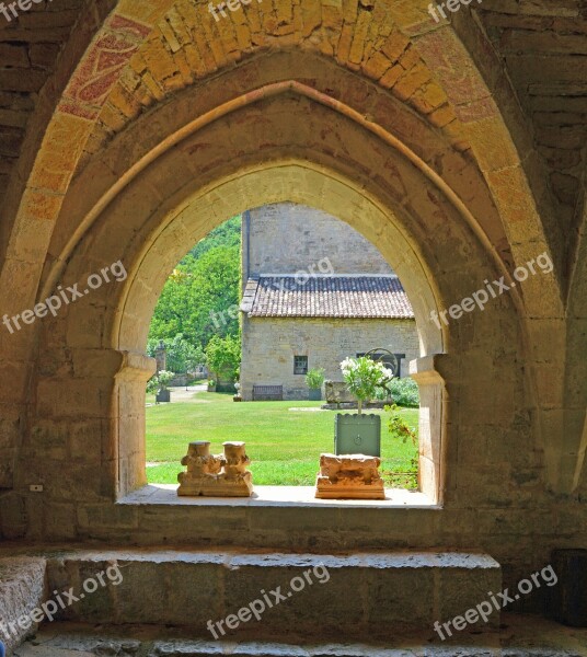 Abbey Old Stone Old Church Tarn And Garonne Church