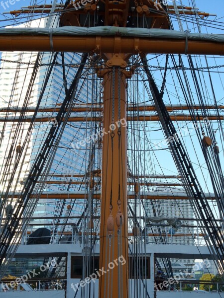 Boat Ship Japan Nipponmaru Sail