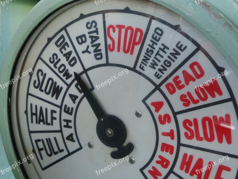 Boat Speed Vessel Meter Stop