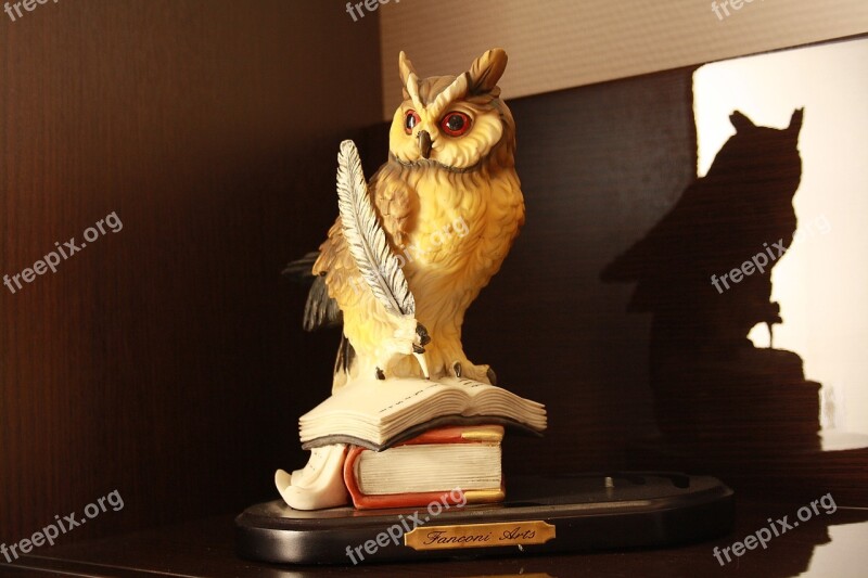 Wisdom Owl Figurine Free Photos