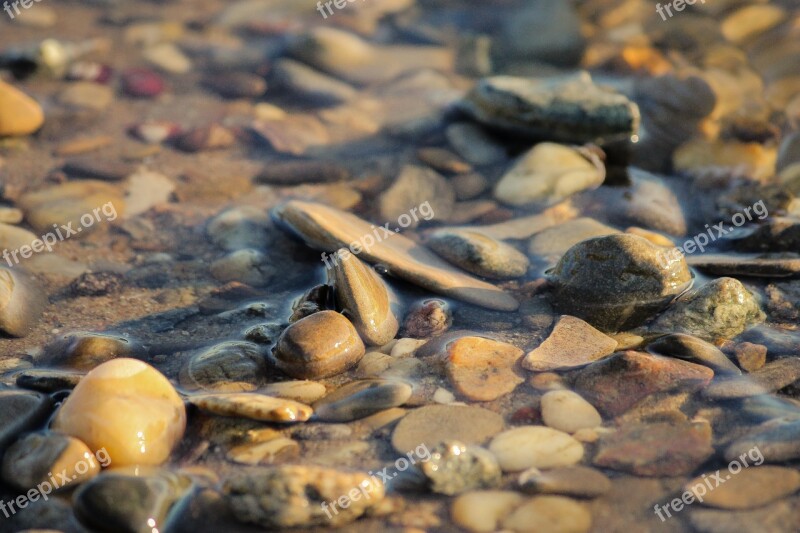 Stones Bach Water River Nature