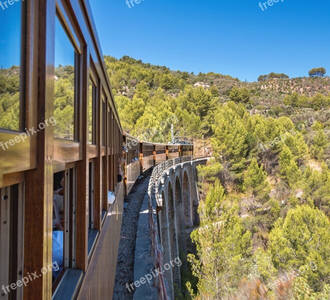 Sóller Train Majorca Travel Transport