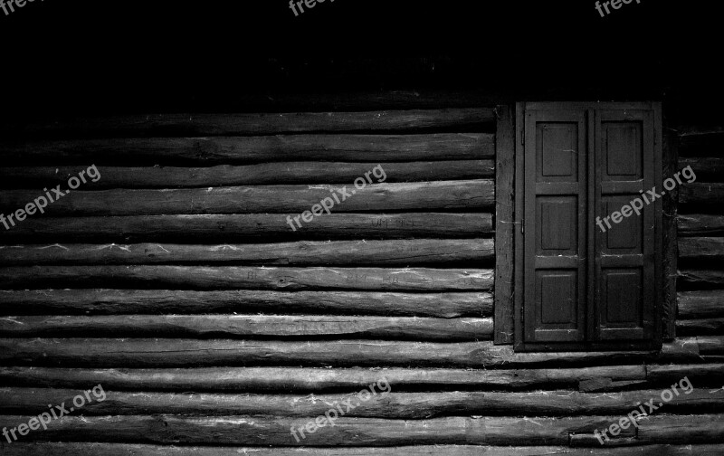 Black And White Mood Window Privacy Building