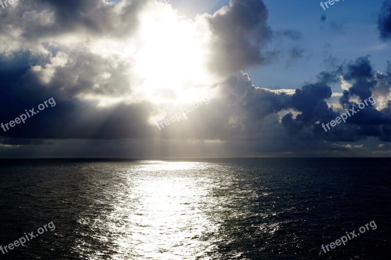 Atlantic Ocean Water Sky Nature