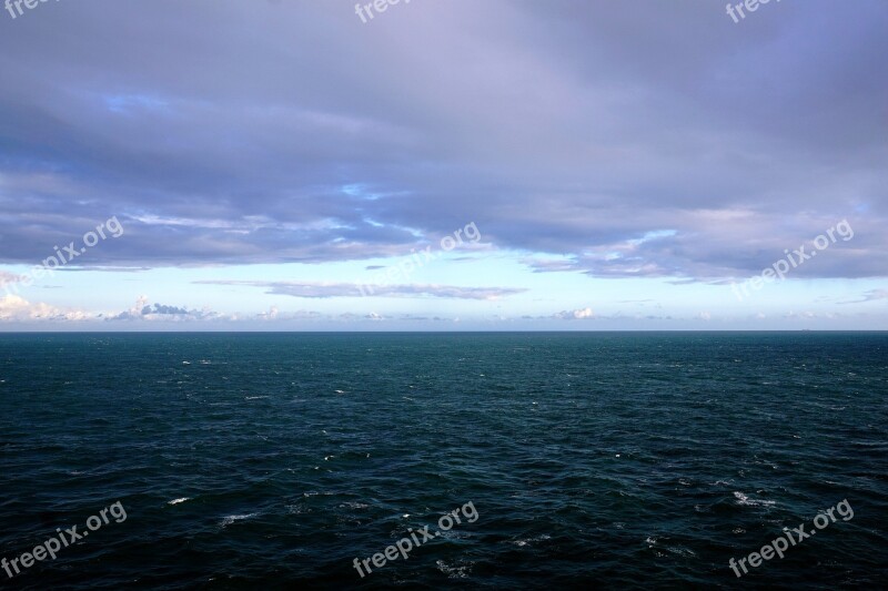 Atlantic Ocean Water Sky Nature