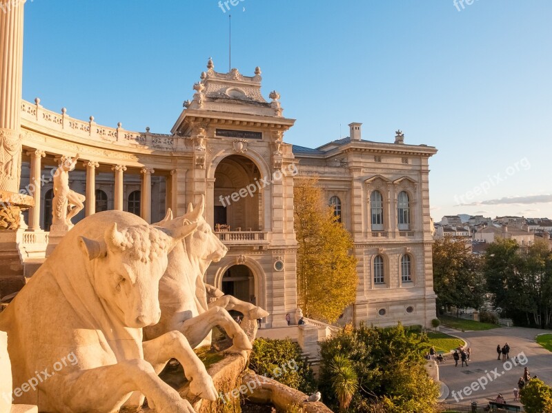 Marseille Longchamp Palais Monument Free Photos