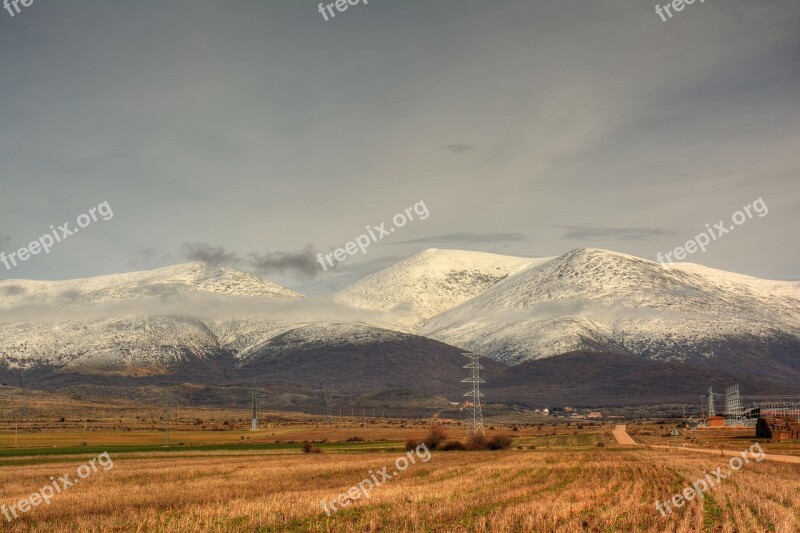 Moncayo Cave Of Agreda Soria Winter Landscape Free Photos