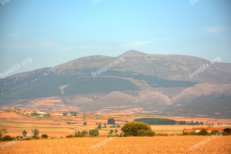 Moncayo Mountain Soria Landscape Free Photos